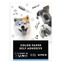Фото Комплект кольорового паперу Kite Dogs A5, що самоклеящейся, 2 шт K22 - 294_2pcs