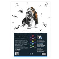 Фото Комплект кольорового двостороннього паперу Kite Dogs A4 2 шт K22 - 250-1_2pcs