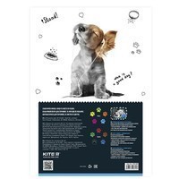 Фото Комплект кольорового двостороннього паперу Kite Dogs A4 2 шт K22 - 288_2pcs