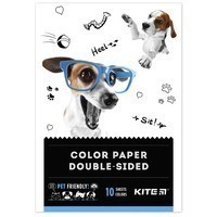 Фото Комплект кольорового двостороннього паперу Kite Dogs A5 2 шт K22 - 293_2pcs