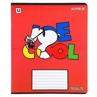 Фото Комплект шкільних зошитів Kite Snoopy 12 листів в лінію 25 шт SN22 - 234_25pcs