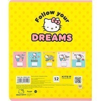 Фото Комплект шкільних зошитів Kite Hello Kitty 12 листів в лінію 25 шт HK22 - 234_25pcs