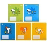 Фото Комплект шкільних зошитів Kite Snoopy 12 листів клітина 25 шт SN22 - 232_25pcs