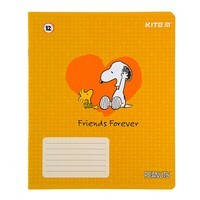 Комплект шкільних зошитів Kite Snoopy 12 листів клітина 25 шт SN22 - 232_25pcs
