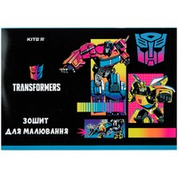 Фото Комплект зошитів для малювання Kite Transformers 12 аркушів 20 шт TF23-241_20pcs