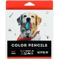 Фото Олівці кольорові Kite Dogs 24 шт. K22-055-1