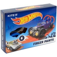 Фарби пальчикові Kite Hot Wheels 6 кольорів HW22-064