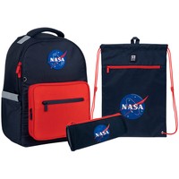 Шкільний набір Kite NASA Рюкзак + Пенал + Сумка для взуття SET_NS22 - 770M