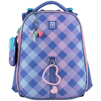 Рюкзак шкільний каркасний Kite Education Purple Chequer 16 л фіолетовий K24-531M-2