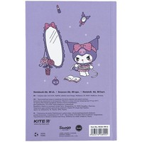 Фото Книга записна Kite Kuromi А6 80 аркушів у клітинку HK24-199-2