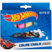 Фото Крейда кольорова Kite Jumbo Hot Wheels 6 кольорів HW24-073