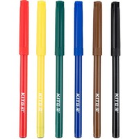 Фото Фломастери Kite Classic 6 кольорів K-446