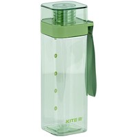 Фото Пляшка для води квадратна Kite 550 мл Зелена K24-1209-2