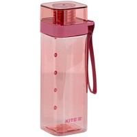 Фото Пляшка для води квадратна Kite 550 мл рожева K24-1209-3