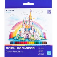 Фото Олівці кольорові Kite Classic 24 шт. K-055