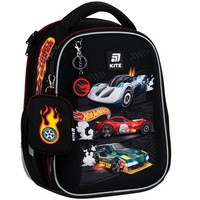 Фото Шкільний набір Kite Hot Wheels Рюкзак + Пенал + Сумка для взуття SET_HW25-555S