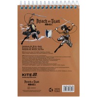 Фото Блокнот Kite Attack on Titan А6 48 листів нелінований AT25-196