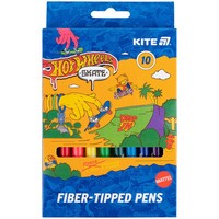 Фото Фломастери Kite Hot Wheels 10 кольорів HW25-455