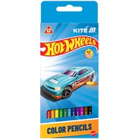 Фото Олівці кольорові Kite Hot Wheels 12 шт. HW25-053