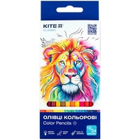 Фото Олівці кольорові двосторонні Kite Classic 12 шт. K-054