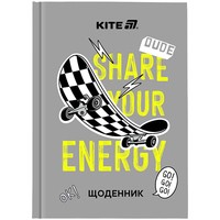 Фото Щоденник шкільний Kite Energy тверда обкладинка K25-262-5