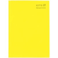 Фото Щоденник шкільний Kite тверда обкладинка жовтий K25-262-13