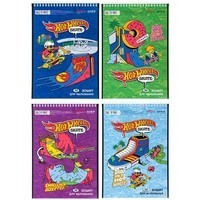 Фото Зошит для малювання Kite Hot Wheels 30 листів 2 шт HW24-243