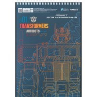 Фото Зошит для малювання Kite Transformers 30 листів 2 шт TF24-243