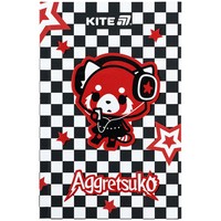 Фото Книга записна Kite Aggretsuko А6 80 аркушів клітинка AR25-199