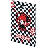 Фото Книга записна Kite Aggretsuko А6 80 аркушів клітинка AR25-199