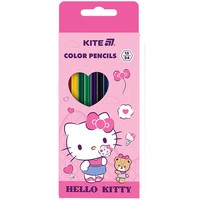 Фото Олівці кольорові двосторонні Kite Hello Kitty 12 шт. HK25-054-1