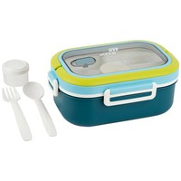 Фото Ланчбокс із роздільником Kite 1100 мл синій K25-1182-2