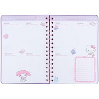 Фото Щоденник на спіралі Kite Kuromi тверда обкладинка HK25-438-1