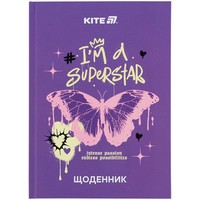 Фото Щоденник шкільний Kite Superstar тверда обкладинка K25-262-2