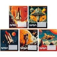 Фото Комплект зошитів шкільних Kite NASA 12 листів в лінію 25 шт NS24-234_25