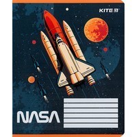 Фото Комплект зошитів шкільних Kite NASA 12 листів в лінію 25 шт NS24-234_25