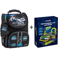 Фото Рюкзак Kite Education Hot Wheels + Подарунковий набір Kite 28 предметів