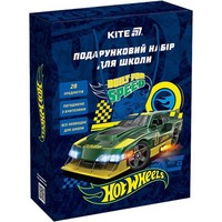 Фото Рюкзак Kite Education Hot Wheels + Подарунковий набір Kite 28 предметів