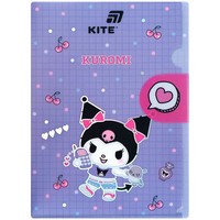 Фото Папка-куточок із клапаном Kite Kuromi A4 HK25-248-1