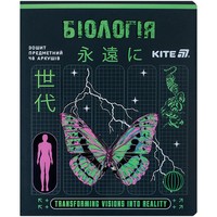 Фото Зошит предметний Kite Cyber ​​Біологія 48 аркушів K25-240-27