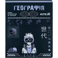 Фото Зошит предметний Kite Cyber Географія 48 аркушів K25-240-25