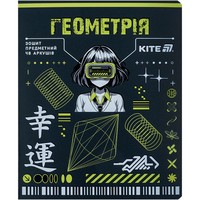 Фото Зошит предметний Kite Cyber Геометрія 48 аркушів K25-240-21