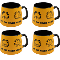 Фото Набір чашок Kite в подарункових упаковках Garfield 350 мл GF25-218 4 шт