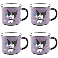 Фото Набір чашок Kite в подарункових упаковках Kuromi 350 мл HK25-217-2 4 шт