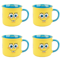Фото Набір чашок Kite в подарункових упаковках Sponge Bob 350 мл SB25-217-1 4 шт