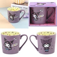 Фото Набір чашок Kite в подарункових упаковках Kuromi 350 мл HK25-216-1 4 шт