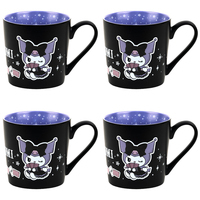 Фото Набір чашок Kite в подарункових упаковках Kuromi 350 мл HK25-216-3 4 шт